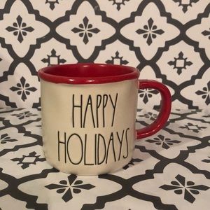 Rae Dunn HAPPY HOLIDAYS Mug